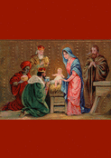 L'adoration des rois mages &agrave; B&eacute;thl&eacute;em